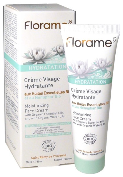 Crème visage hydratante "Florame"